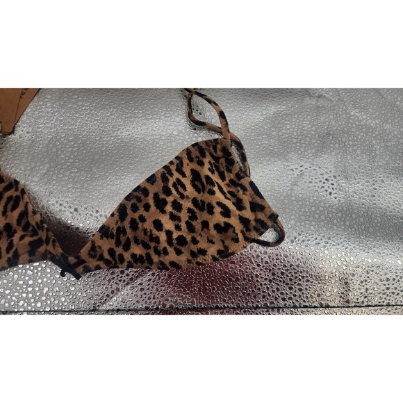 Skims Medium Sienna Jaguar Print Fits Everybody Micro Bandeau BA-BAN-8677W NWT - Picture 3 of 8